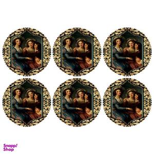زیربشقابی مدل U2-42152 بسته 6 عددی