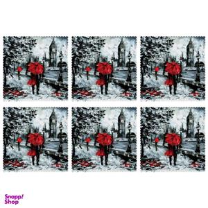 زیربشقابی مدل U1-42311 بسته 6 عددی