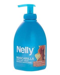 ماسک مو ترمیم کننده نلی مدل Almond Oil حجم 300 میلی لیتر Nelly Capillary Almond Oil Hair Mask 300ml