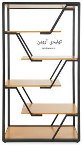 شلف ایستاده چوب فلز مدل دلاویز