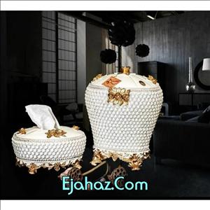 سطل و جادستمالی رزینی نگینی دیاموند کد 26.65