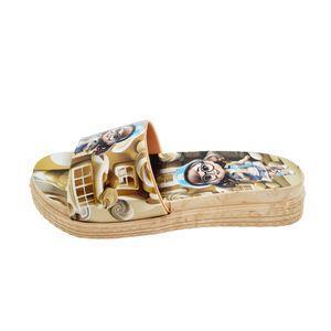 دمپایی دخترانه مدل بنیتا کد YEL-111