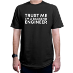 تیشرت برنامه نویسی طرح TRUST ME I AM A BACKEND ENGINEER