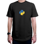 تیشرت برنامه نویسی طرح Python logo