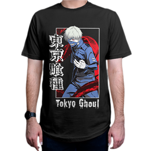 تیشرت انیمه طرح  Tokyo Ghoul  توکیو غول شخصیت  Ken Kaneki  کن کانکی  TG2