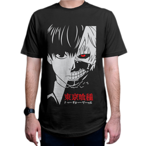 تیشرت انیمه طرح  Tokyo Ghoul  توکیو غول شخصیت  Ken Kaneki  کن کانکی  TG6