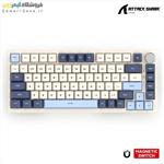 کیبورد گیمینگ مغناطیسی مجهز به GASKET اتک شارک مدل ATTACK SHARK K85 Rapid Trigger Magnetic Switch Gasket-Mounted Professional Gaming Keyboard