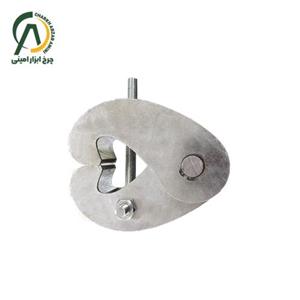 قرقره (بلبرینگ) تاب گالوانیزه تیرآهنی قطر 60 میلی متر کد 22696