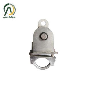 قرقره (بلبرینگ) تاب گالوانیزه داربستی قطر 72 میلی متر کد 20695