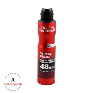 اسپری ضد تعریق مردانه لورآل مدل استرس رسیست ۲۵۰ میل