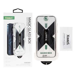 گلس آیفون 15 پرومکس محافظ صفحه نمایش شیشه ای اورجینال X Mart – Magic Glass Box مدل Iphone 15 Pro Max (پک دار)