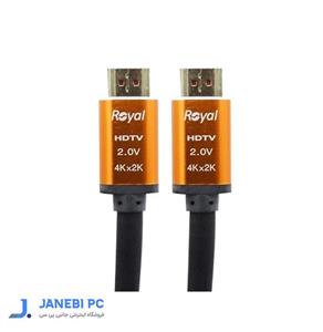 کابل HDMI رویال مدل 4K v2.0 طول 15 متر