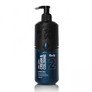 کرم افتر شیو نیشمن مدل arctic blue کد 2 حجم 400 میلی لیتر