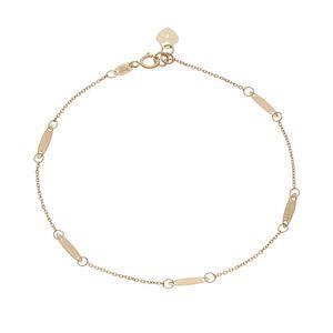 دستبند طلا 18 عیار زنانه مایا ماهک مدل MB1704