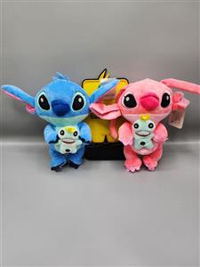 عروسک استیج بچه دار صورتی 25سانت 