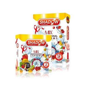 کاندوم میکس شادو Shadow MIX بسته 3 عددی 