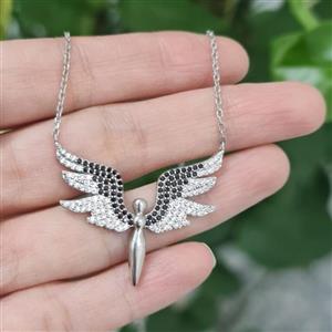 گردنبند نقره فرشته با زنجیر MT 1062 