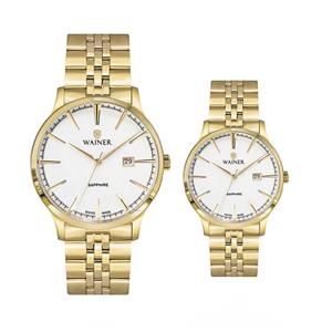 ست ساعت مچی عقربه ای زنانه و مردانه واینر مدل WA.11033-A .WA11044-A