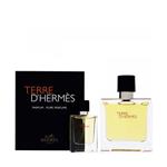 ست کادویی ادو پرفیوم مردانه Terre d Hermes gift set for men edp  75ml12.5 mlتق هرمس