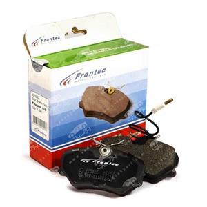 لنت ترمز جلو 206 تیپ 5 لیبل قرمز CKD فرانتک