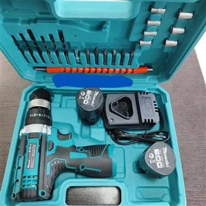 دریل شارژی چکشی گیربکسی ۱۸ ولت 2 باتری ماساکی مدل JK-D-12