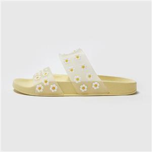 دمپایی زنانه ال سی وایکیکی مدل فول طبی ژله ای