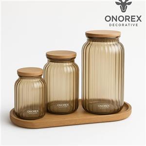 استند جا ادویه ای مدل چوبی چندخانه