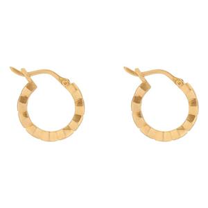 گوشواره طلا 18 عیار زنانه تاج مدل 1012 -