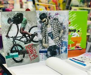 دفتر 100 برگ ته چسب کلاسیک تندیس