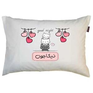 بالش مدل نوجوان طرح دخترانه اسم نیکا کد 01194