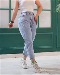 شلوار مام فیت جین درجه یک زنانه کد 5/88