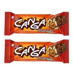 شکلات جانگا مغزدار با کرم بادام زمینی اتی - 45 گرم بسته 2 عددی