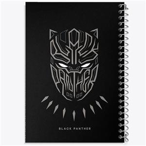 دفتر مشق 100 برگ خندالو طرح Black panther کد F195