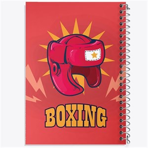 دفتر مشق 100 برگ خندالو طرح بوکس (Boxing) کد F1466