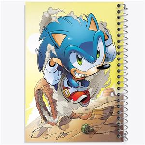 دفتر مشق 100 برگ خندالو طرح سونیک (Sonic) کد 37030