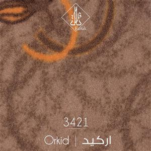 موکت ظریف مصور طرح ارکید 3421