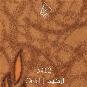 موکت ظریف مصور طرح ارکید 3412