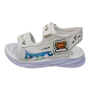 صندل دخترانه مدل رکابدار قلبی کد 7503