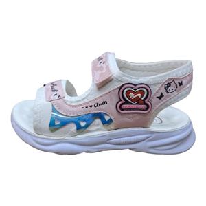 صندل دخترانه مدل رکابدار قلبی کد 7501