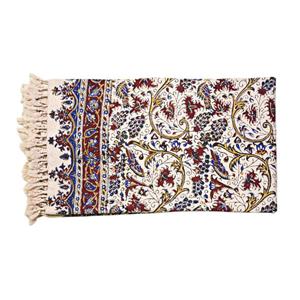 قلمکاری  رومیزی قلمکار صدر مدل ممتاز طرح گل و مرغ کد 100 
