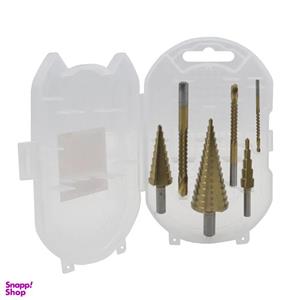 مته برشی و مته کاجی پاور پلاس مدل YP-6PCS مجموعه 6 عددی