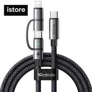 کابل تبدیل USB-C به USB-C/لایتنینگ مک دودو مدل ca-0450 طول 1.2 متر