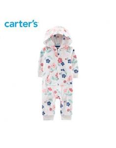 سرهمی فوتر دخترانه گلدار برند Carters