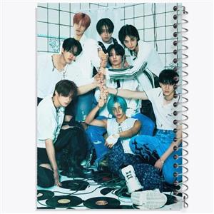 دفتر مشق 100 برگ خندالو طرح استری کیدز (Stray Kids) کد F1997