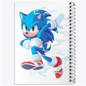 دفتر مشق 100 برگ خندالو طرح سونیک (Sonic) کد 37011