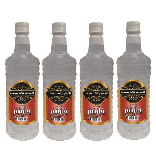 عرق خارشتر ممتاز سعادت - 1 لیتر بسته 4 عددی