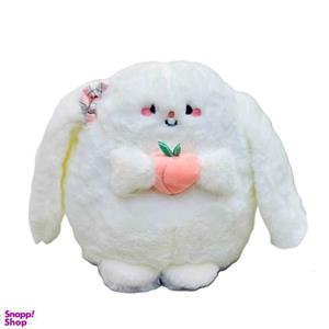 عروسک مدل خرگوش هلو به دست ارتفاع 20 سانتی متر