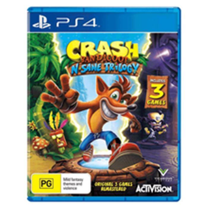 بازی پلی استیشن 4 کراش باندیکوت Playstation 4 Game Crash Bandicoot N Sane Trilogy