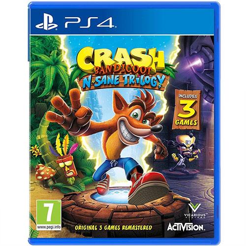 بازی پلی استیشن 4 کراش باندیکوت Playstation 4 Game Crash Bandicoot N Sane Trilogy