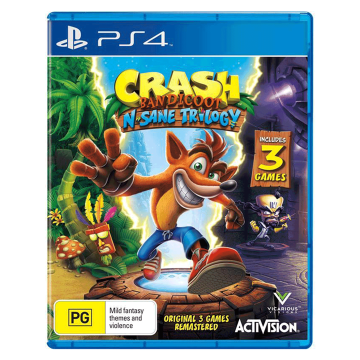 بازی پلی استیشن 4 کراش باندیکوت Playstation 4 Game Crash Bandicoot N Sane Trilogy